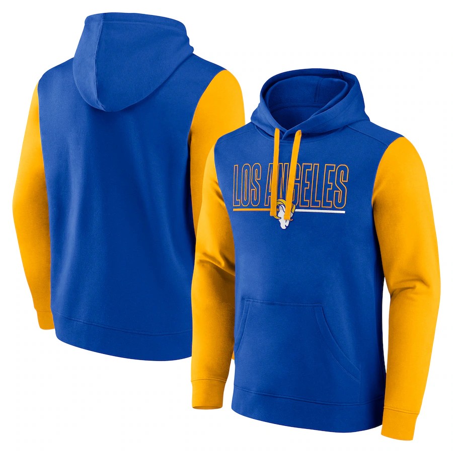 Men Los Angeles Chargers blue style 23 NFL 2024 hoodie